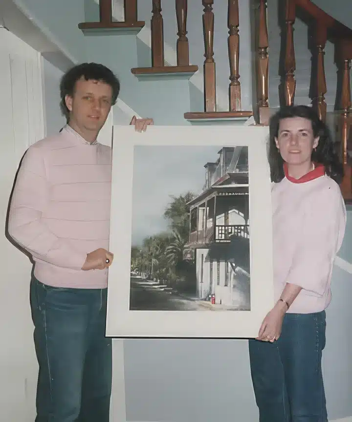 Joe and Margaret, Innkeepers in 1985 after purchasing St. Francis Inn